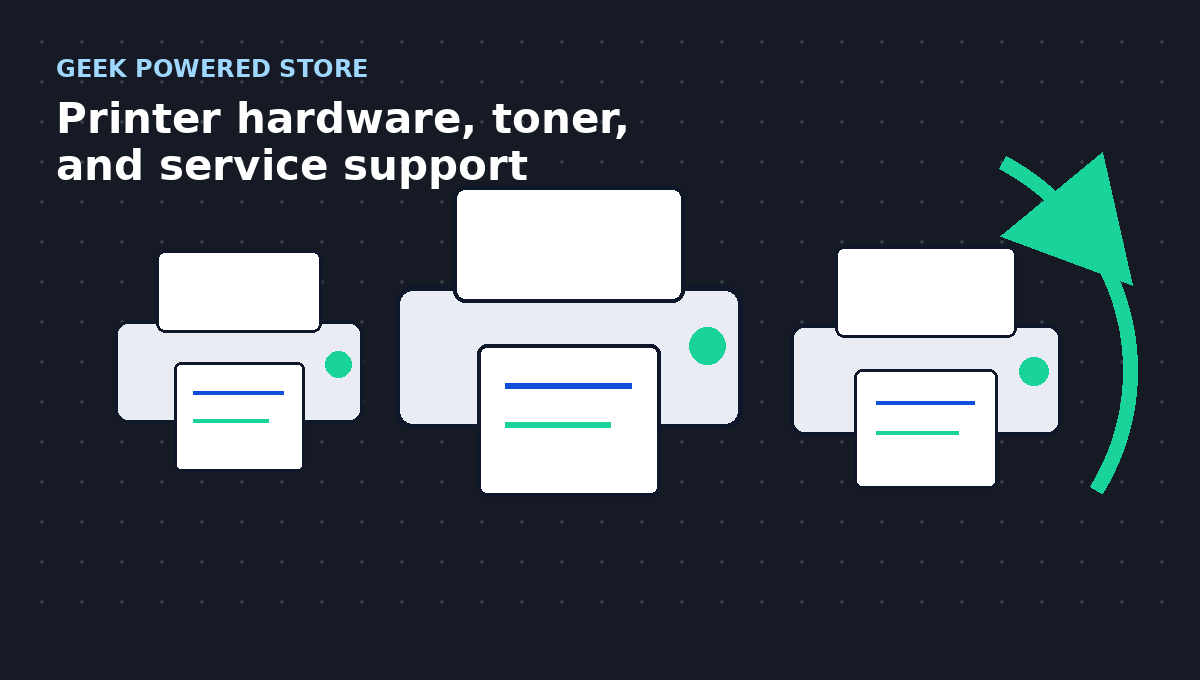Geek Powered printer lineup
